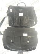 John Lewis and Partners Leather Briefcase Style Laptop Satchels RRP£60-150each (RET00255095)(