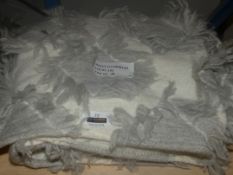 Beige and Grey Designer Anthropology Throw RRP£100 (1844248)(Viewing or Appraisals Highly