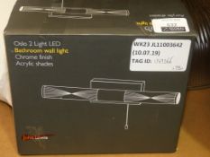 Assorted Boxed and Unboxed John Lewis and Partners Lighting Items to Include an Oslo 2 Light LED
