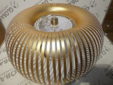 Large Harmony Metallic Effect Ceiling Light Shade RRP£120 (RET00410586)(Viewing or Appraisals Highly