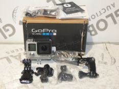 Boxed Go Pro Be a Hero 4 Silver Edition Action Camera RRP£170