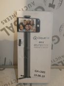 Boxed Cliquefie Selfie Stick Max Space Grey Selfie Sticks RRP£50each