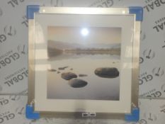 Framed Artist Mike Shepherd Elta Water Wall Art Picture RRP£80 (1719700)(Viewing or Appraisals