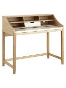 Boxed John Lewis and Partners Loft Ash Wood Desk RRP£140 (RET00139253)(Viewing or Appraisals