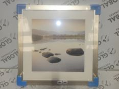 Framed Artist Mike Shepherd Elta Water Wall Art Picture RRP£80 (1719720)(Viewing or Appraisals
