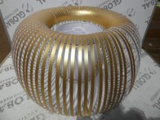 Large Harmony Metallic Effect Ceiling Light Shade RRP£120 (RET00410585)(Viewing or Appraisals Highly