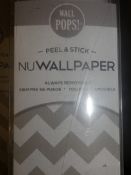 Lot to Contain 3 Boxed Peel and Stick Wallpaper Co