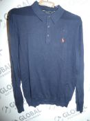 Ralph Lauren Long Sleeved Knitted Polo RRP £135 (RET0091020) (Viewing Or Appraisals Highly