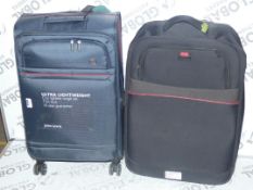 Assorted John Lewis and Partners Small Soft Shell 360 Wheel Suitcases and 2 Wheeled Suitcases RRP£
