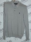 Polo Ralph Lauren Size SP Cotton Gents Long Sleeve Jumper RRP £135 (RET00091019) (Viewing Or