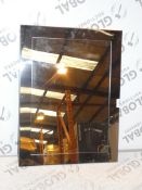 Boxed John Lewis and Partners Opus Rectangular Wall Hanging Mirror RRP£75 (1594350)(Viewing or