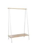 Boxed House By John Lewis Metal and Wooden Garment Rail RRP£120 (RET00168550)(Viewing or