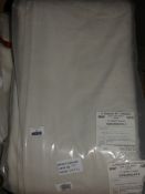 Large Pair of John Lewis and Partners Bespoke Hand Made Double Pinch Pleat Cream Curtains RRP£450 (
