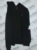 Polo Ralph Lauren Gents Designer Zip Front Jacket in Black RRP £125 (1855999) (Viewing Or Appraisals