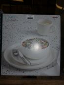 Boxed John Lewis and Partners Stockholm 12 Piece Stoneware Dinner Set RRP£45 (1632621)(Viewing or