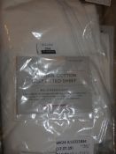 Egyptian Cotton Deep Fitted Sheet In King-size RRP£135 (1944593)(Viewing or Appraisals Highly