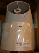 John Lewis and Partners Small Designer Light Shades in Oyster RRP£22-35each (RET00190095)(1956570)(