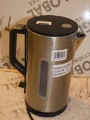 John Lewis and Partners 1.7ltr Brushed Stainless Steel Cordless Jug Kettles RRP£40each (