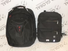 Assorted Wenger Protective Laptop Rucksacks RRP£E50.00-60.00