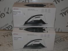 Boxed John Lewis and Partners Speed Steam Irons RRP£25 (RET00022538)(RET00233977)(RET00352084)(