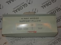 Boxed John Lewis and Partners Specialist Synthetic 4 Way Wedge Support Pillow RRP£55 (1730834)(