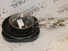Assorted Eaziglide Never Stick 2 Frying Pans and Skillet Pans and Saucepans RRP£35-60each (