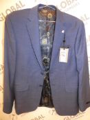 Ted Baker Size 38 Regular Fusion Jacket in Blue RRP £350 (RET00017394) (Viewing Or Appraisals Highly