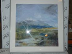 Large Clear Day Framed Canvas Wall Art Picture RRP£100 (1955912)(Viewing or Appraisals Highly