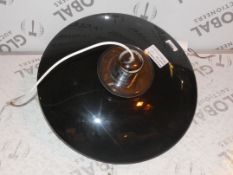 John Lewis and Partners Felix Rise and Fall Black Pendant Light RRP£125 (RET00150470)(Viewing or