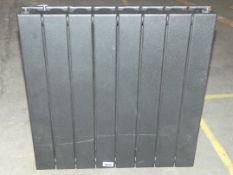 Boxed Anthracite Grey Small Square Panel Radiator RRP£275 (327960) (Viewing or Appraisals Highly