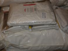 Assorted Bedding Items to Include Natural Cotton Quilted Pillowcases, Special Buy Cotton Rich Fitted