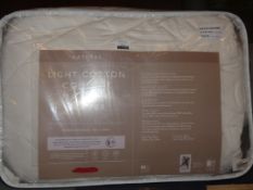 Bagged John Lewis and Partners Light Cotton Comfort Super King-size Mattress Topper RRP£135 (