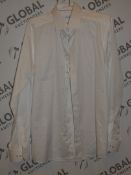 Eaton Slim Fit 16.5Inch Neck White Gents Designer Shirt RRP £130 (1575829) (Viewing Or Appraisals