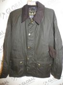 Barbour Lifestyle Ashby Waxed Cotton Field Jacket RRP £200 (RET00131306) (Viewing Or Appraisals