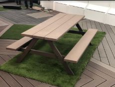 Boxed Brand New WPC Picnic Tables RRP £450