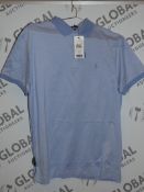 Polo Ralph Lauren Custom Slim Fit Golf T Shirt in Baby Blue RRP £110 (1564980) (Viewing Or