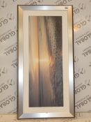 Ebb and Flow By Artist Mike Shepherd Framed Canvas Wall Art Picture (In Need of Attention) RRP£