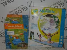 Boxed Assorted Children's Toy Items to Include Active Fun Aqua Slide and Play Water Skippers RRP£