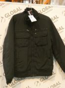 Tommy Hilfiger Gents Designer Bomber Jacket in Black RRP £185 (1650307) (Viewing Or Appraisals