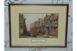 End Of A Busy Day - Artist, Louise Rayner (1832-1924). Wooden Carved Frame, Vintage Style Picture