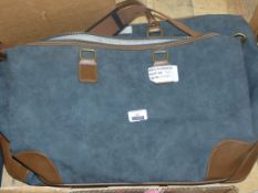 Lot to Contain 2 John Lewis and Partners Geneva Light Blue Holdalls Combined RRP £150 (1719689)(