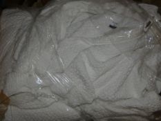 Lot to Contain 2 Pure White John Lewis and Partners Ultra Soft Duvet Covers Combined RRP £180 (