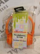 Lot to Contain 5 Nickelodeon Headphones for Kids in Orange Combined RRP £100