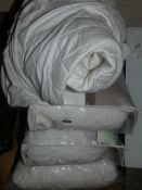 Lot To Contain 4 Cotton Quilted Mattress Protectors Combined RRP £135 (1690363) (RET00360576) (