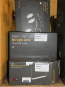 Lot to Contain 3 Assorted Lighting Items to Include a John Lewis Opia LED Wall Light, Logan