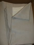 Boxed Pair of Croft Collection Lined Pencil Pleat Headed Designer Curtains in Grey RRP £70 (