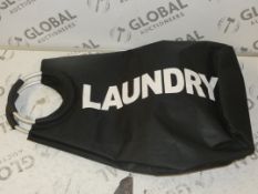 Lot to Contain 5 Brand New Grey and Black 2 Handled Laundry Bags Combined RRP £100