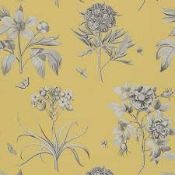 Brand New and Sealed Roll of Sanderson 10.05m Etchings and Roses Wallpaper RRP £65 (856)