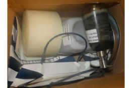 Lot to Contain 15 Assorted items to Include Soap Dispensers, Candles, folding Mirrors, Happy
