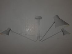 Lot to Contain 2 Boxed Home Collection Fletcher Flush Designer Ceiling Lights Combined RRP £190 (